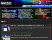 Tablet Screenshot of bocom-energy.de